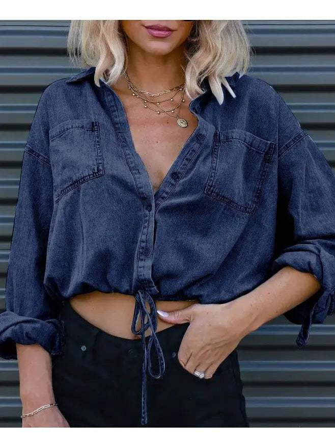 Denim Button Down