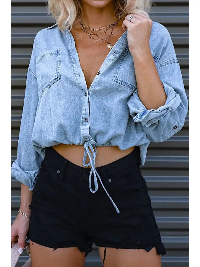 Denim Button Down