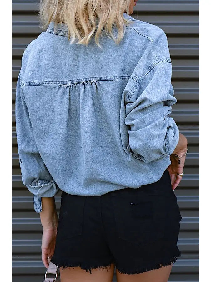 Denim Button Down