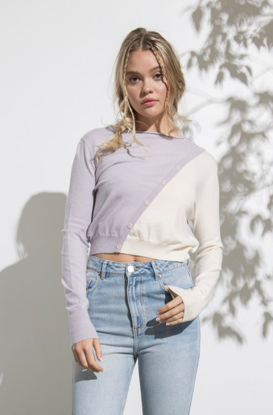 Twinflower knit tee